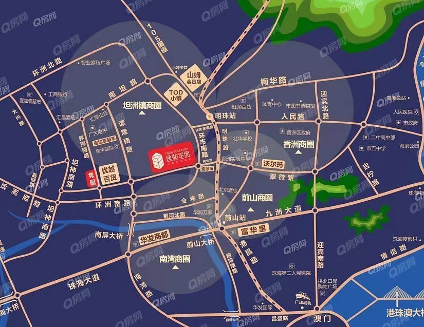 逸駿星園，星光明月花園均價16000元/平