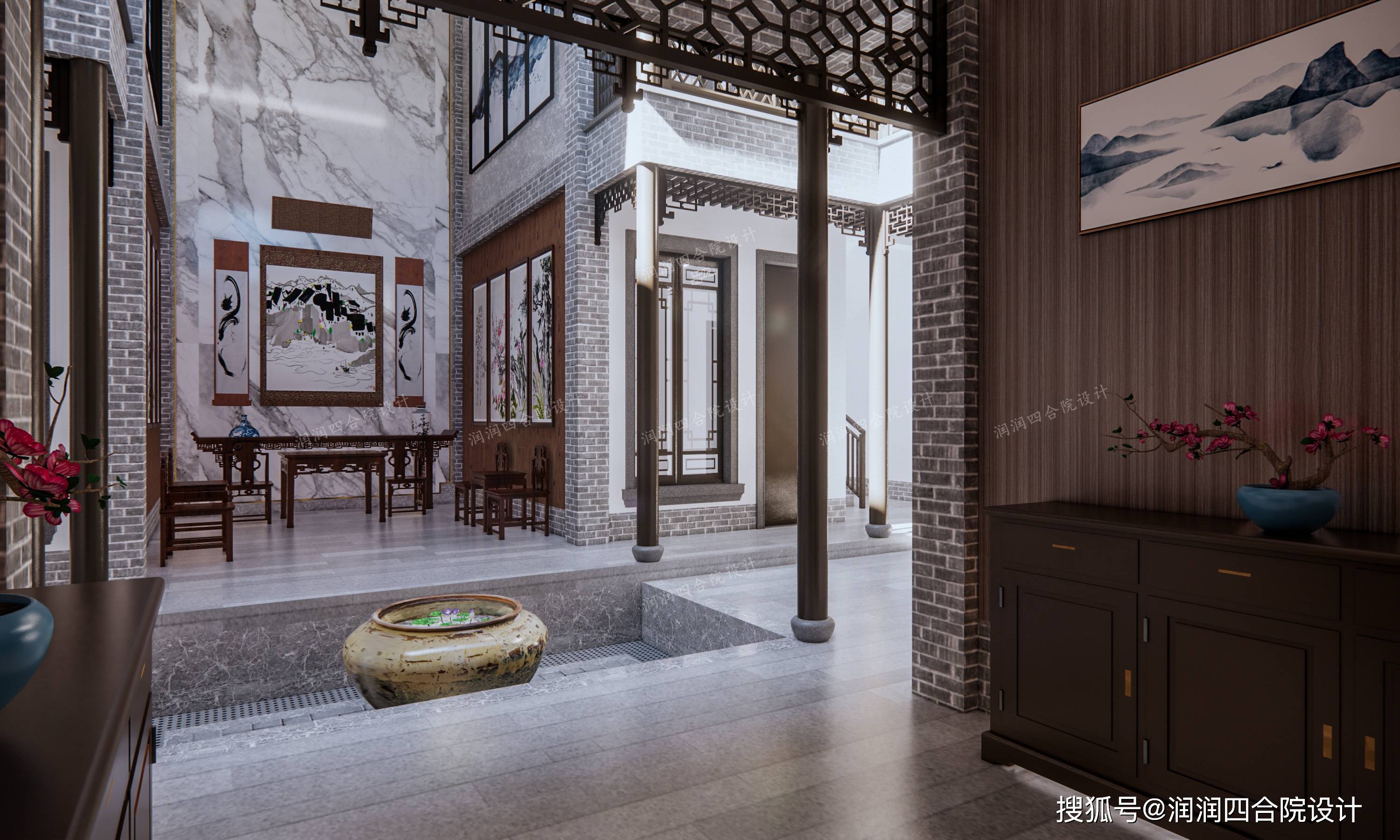 記者看到有三戶村民已入住新居